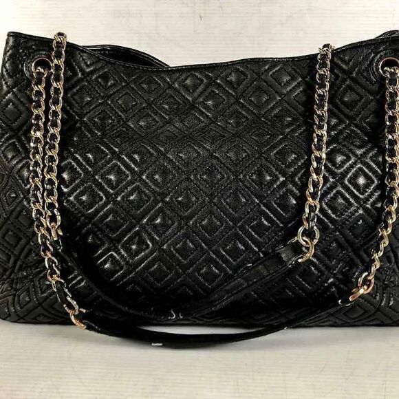 Tory Burch Designer Marion Quilted Chain link Purse Shoulder Bag - Picture 2 of 7